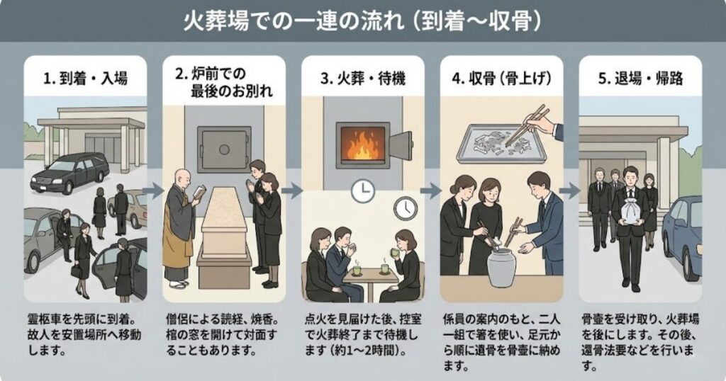 火葬場での流れ