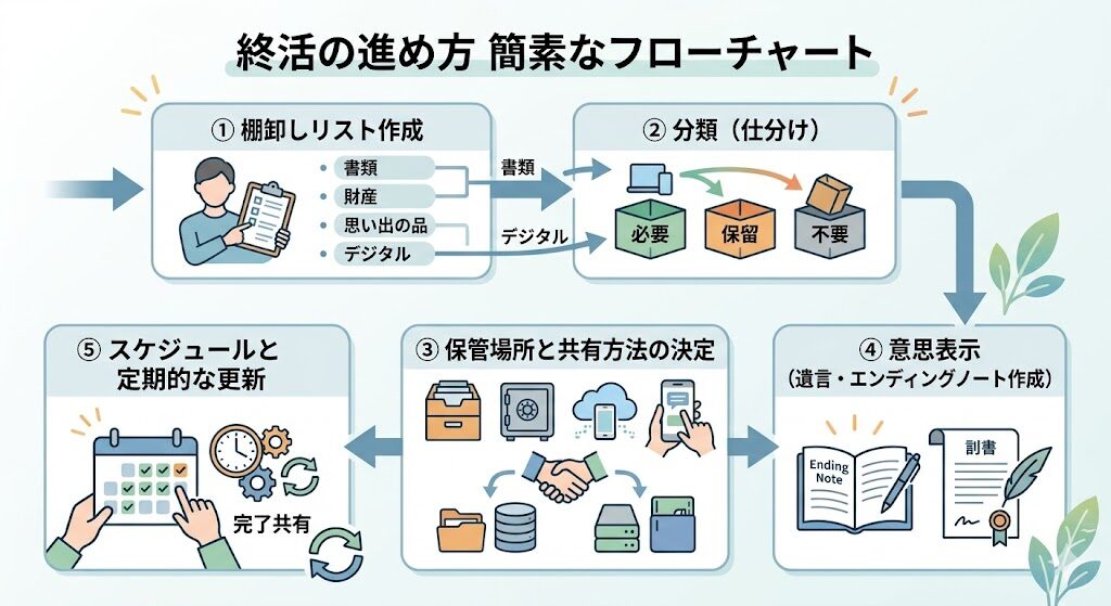 終活の進め方
